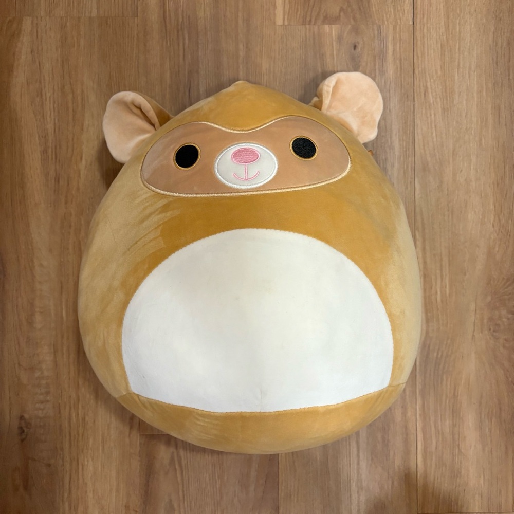 Squishmallows Tan and White Stuffed Animal